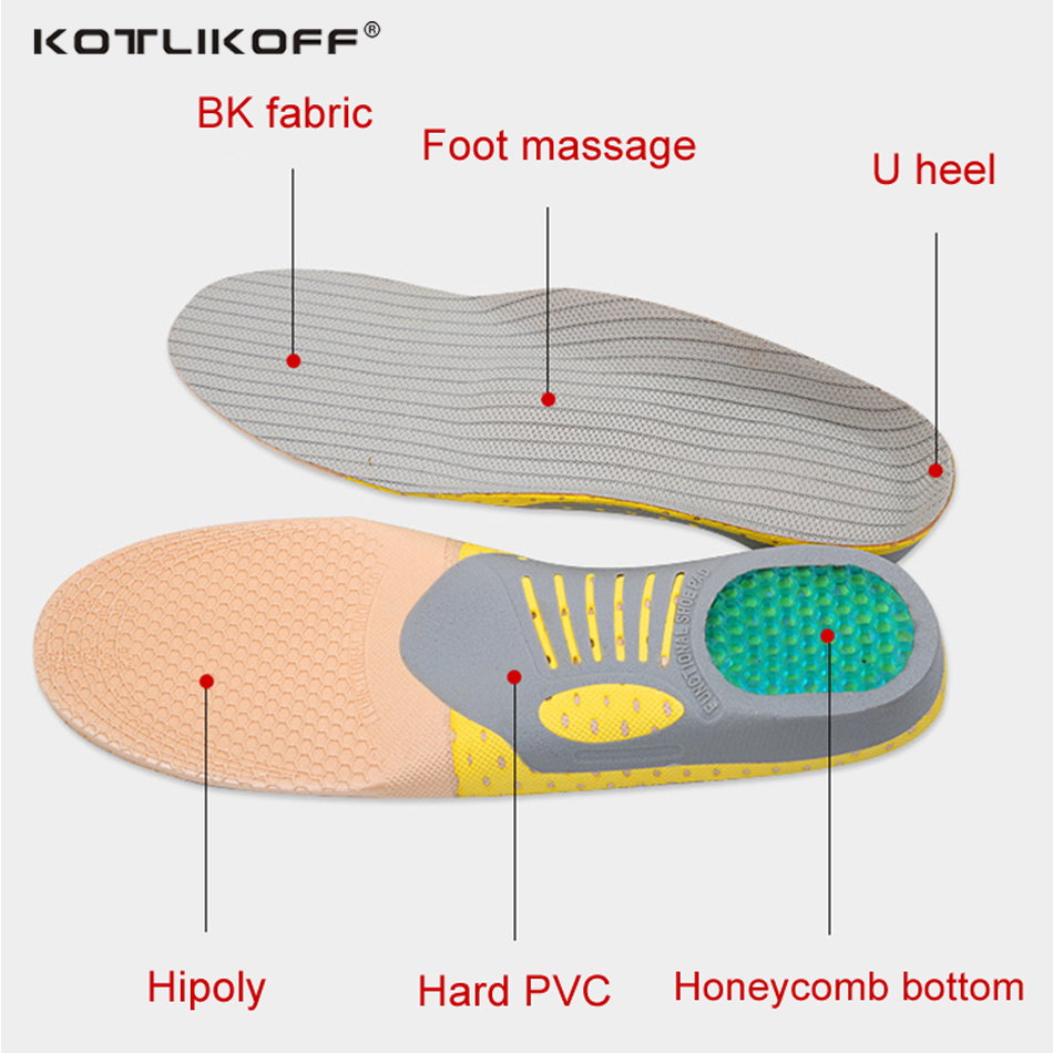 

3D Orthopedic Insoles for Shoes insert Arch Support pad for plantar fasciitis sports Comfortable Orthotics flat foot Insole