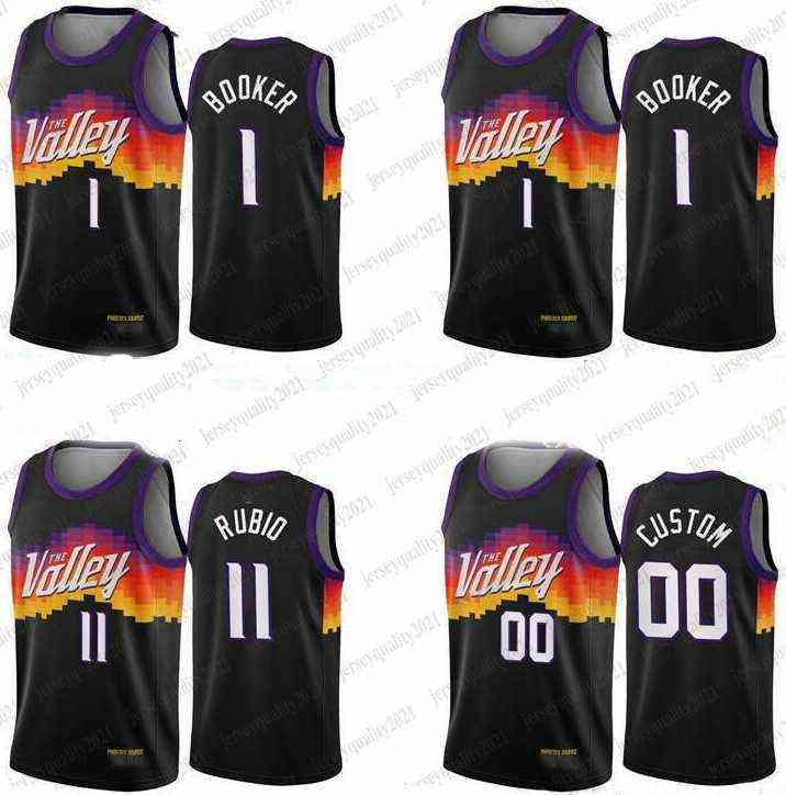 MEN Devin Booker Mikal Bridges Deandre Ayton Black City The Valley Basketball Jersey-image-762168645