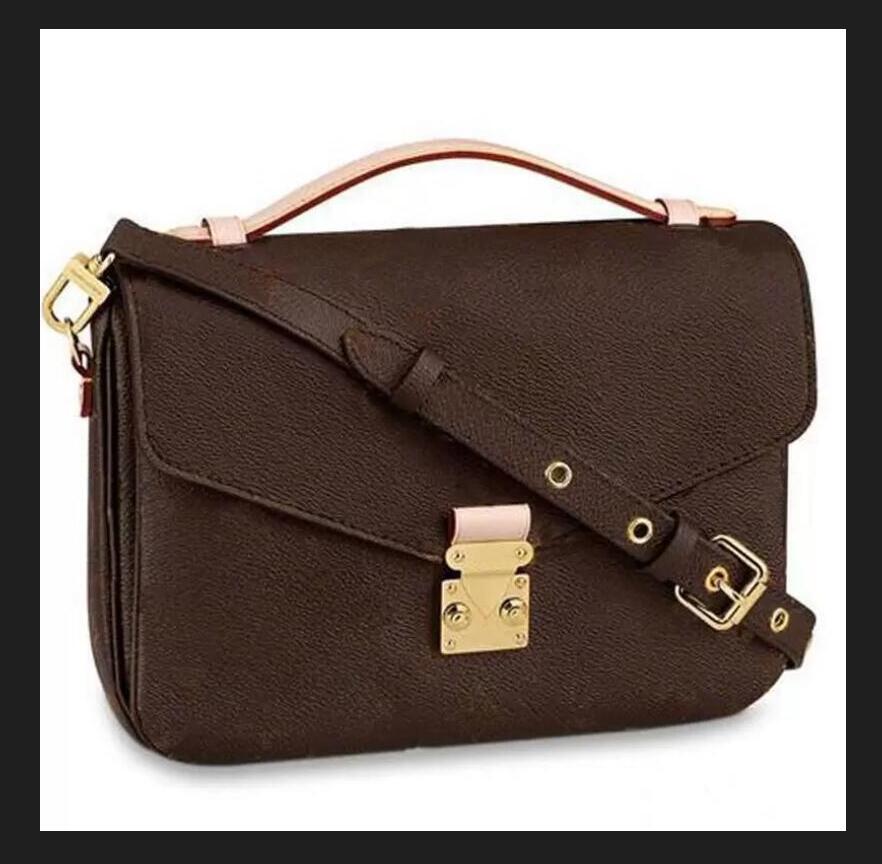 

Luxurys Designers Bags Classic Handbags Women Shoulder Messenger Designer Handbags Purse Tote Wallet M41465, Brown flower leather