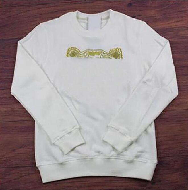 

FW Animal Head Embroidery Jumpers Hoodies Men Women Sweatshirt letters Winter Pullover Sweater Fashion Eyes High Steetwear, Blue
