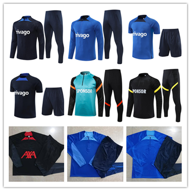 

22 23 CFC Soccer Jerseys tracksuit MOUNT HAVERTZ ZIYECH CHILWELL 2022 2023 WERNER HUDSON ODOI KANTE men kids football training sets, Options 6