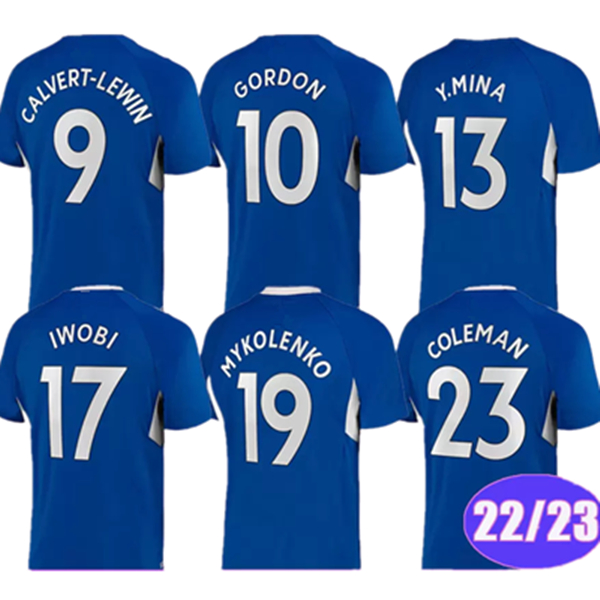 

22 23 CALVERT-LEWIN Men Kids Soccer Jerseys ANDRE EVERTON GOMES DELE TOWNSEND ALLAN DAVIES KEANE MINA COLEMAN PATTERSON GRAY Football Kit Shirt set uniforms Jersey, Color 4