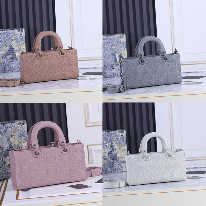 

Women Lady Bag Totes Designers Cannage Lambskin Handbag Tote Goatskin Bags Luxury Shopping Bag Purses Wallet with box, Color 2