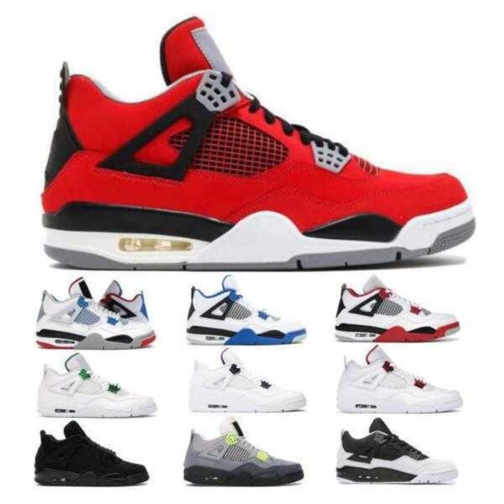 

2022 Jumpman 4 4s Mens Basketball Shoes Starfish Metallic Purple Black Cat Bred Fire Red Cactus Jack Men Women Sneakers Us 5 .5 -13, 11