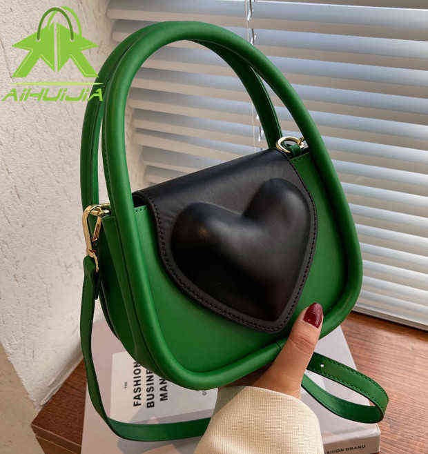 

Shopping Bags Fashion Simple Crossbody for Women New Wild Pu Leather Flap Shoulder Bag Designer Small Women's Handbags and Purses 220323, Blue