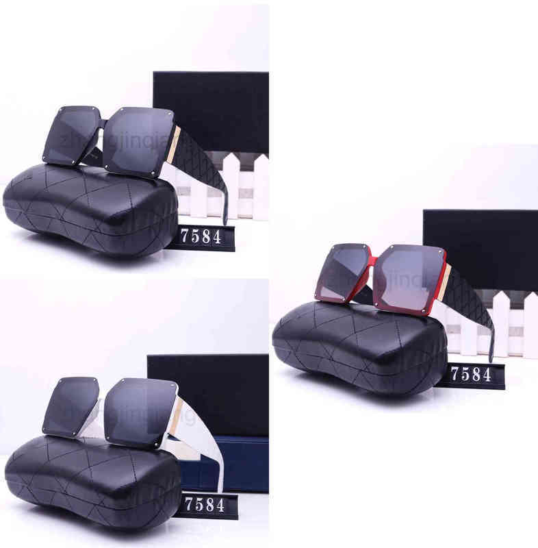 

Gg Designer Cc Sunglasses Cycle Luxurious Vintage Baseball Sport Rimless Channel Sunglasses Men's And Women's Polarized Travel Fashion Shield Glasses