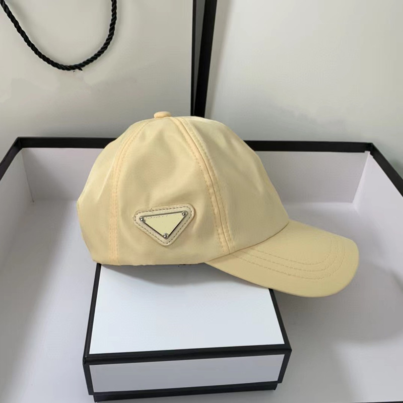 

Classic Designer Women Men Ball Caps 4 Seasons Triangle Brand Bucket Hats 6Colors Unisex Snapbacks P-Letter Sports Cap With Tags, Blue