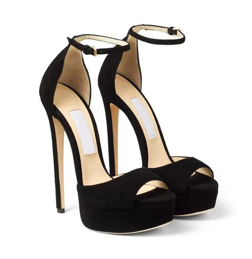 Sandales en cuir verni de qualité supérieure pour femmes, chaussures à plateforme, talons hauts, fête de mariage, luxe de styliste, gladiateur po