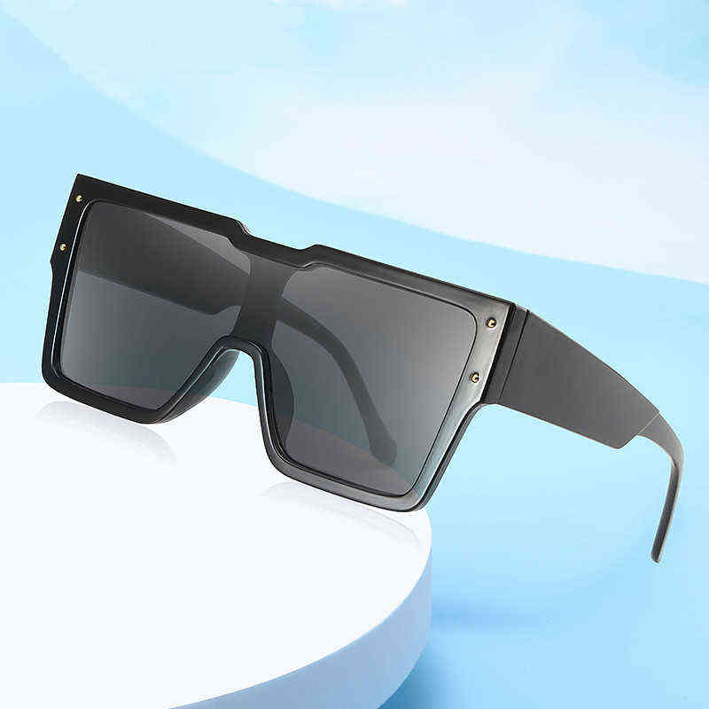 

Gafas De Sol Cuadradas Con Montura Grande Para Hombre Y Mujer, Lentes De Sol De Lujo A La Moda, UV400, G220420