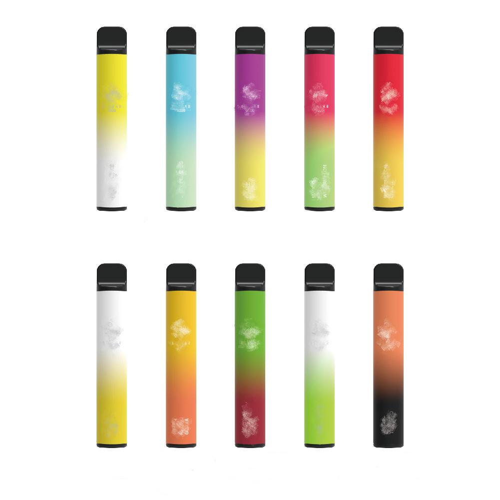 

ELF 2000 puff Disposable Electronic Cigarettes Disposable Pod BAR 2in1 colors Device 1200mAh 2%NC