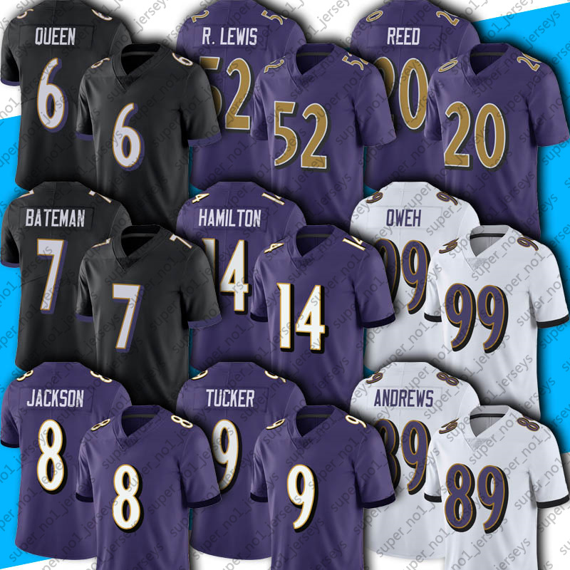 

Lamar Jackson Mark Andrews Jersey Football Rashod Bateman Justin Tucker Jayson Oweh Baltimores Jerseys Raven Patrick Queen Kyle Hamilton Marlon Humphrey Ray Lewis, Youth custom jersey (wy)
