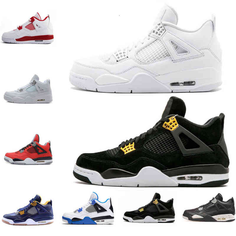 

wholesale 4 Pure Money Men Basketball Shoes Motosports blue Fear Fire Red bred 4 Men Sneaker EUR 40-47, Shipping link