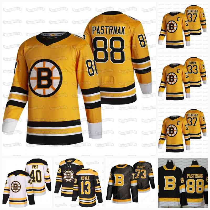 

Bruins 88 David Pastrnak 2021 Jersey Brad Marchand Bergeron Taylor Hall Charlie McAvoy Charlie Coyle Jake DeBrusk Erik Haula Craig Smith, Third jersey mens s-xxxl