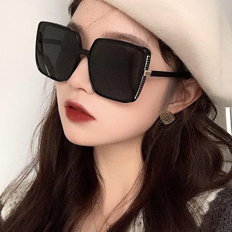 

Sunglasses FashionTrendy Big Frame Square For Women Men Classic Luxury Design Male Ladies Driving Summer Beach UV400 Sun GlassesSunglasses