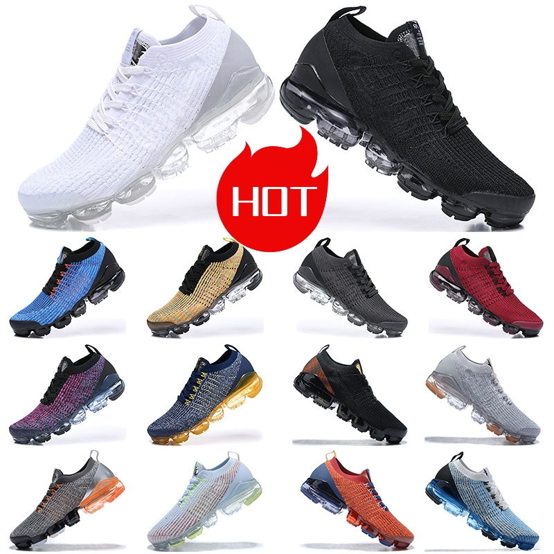 

2022 3.0 USA Running Shoes Mens Be True Oreo Designer Fly 2.0 Knit iron Grey Blue Red Sneakers Trainers Chaussures, 29
