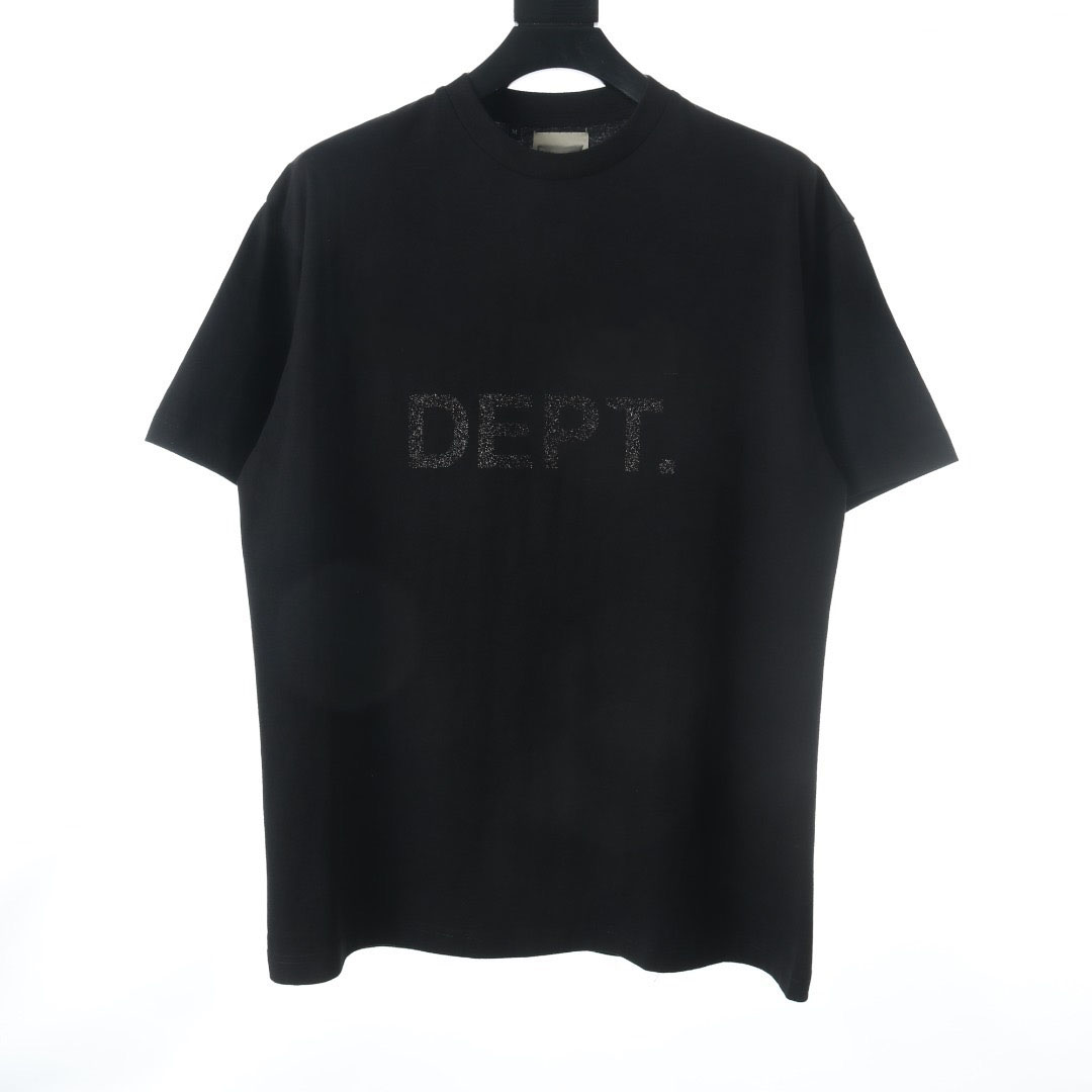 

2022 Men' and women' T-shirt splicing printing short sleeve early spring double strand fine cotton fabric digital printing process ew7dw3sds, Black