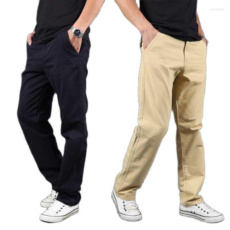 

Men's Pants Trendy Cargo Men Casual Pockets Trousers Tactical Cotton Straight Loose Joggers Man ClothingMen's Naom22, Khaki