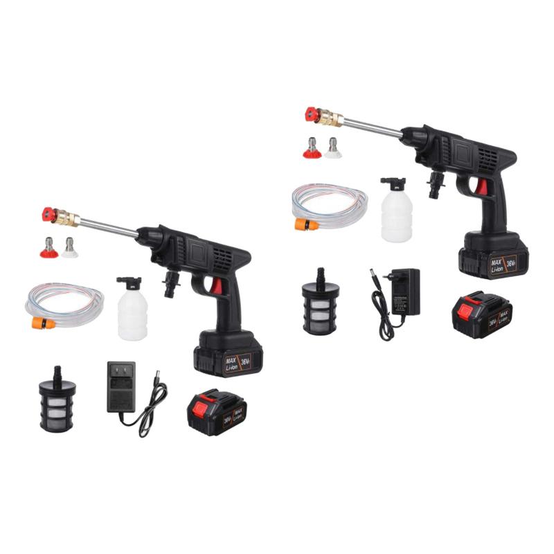 

Water Gun & Snow Foam Lance 30Bar Car Nozzle High Pressure Pump Washing For Garden Fences HouseholdWater