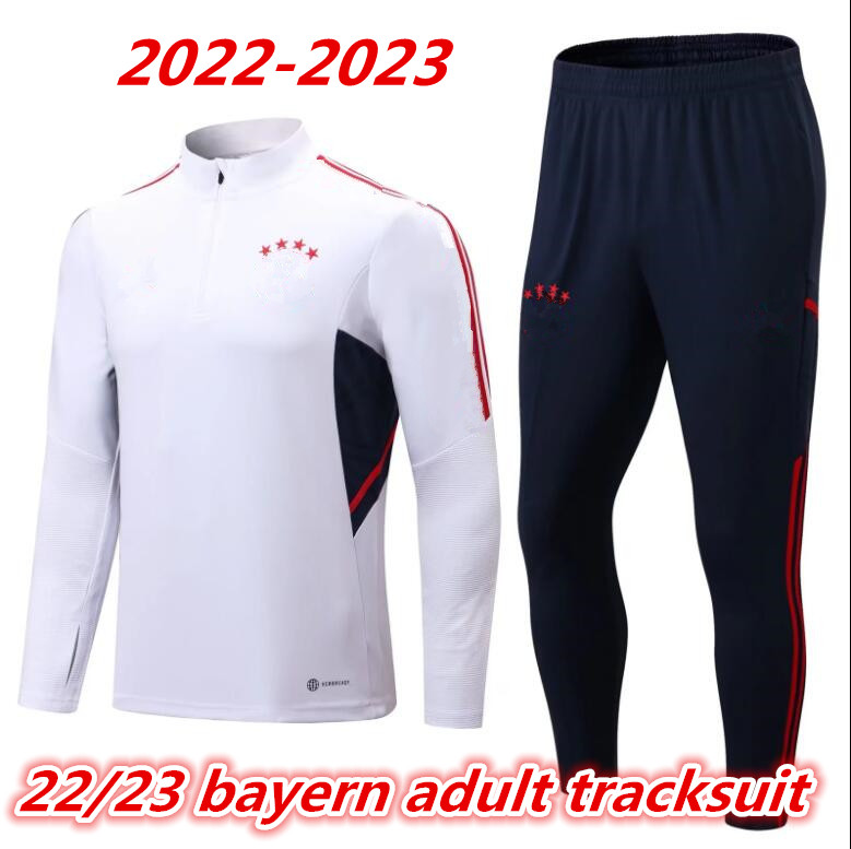 

22 23 Bayern Long sleeve adult tracksuit jacket survetement 2022 2023 sane LEWANDOWSKI GNABRY MULLER KIMMICH football jackets soccer training suit