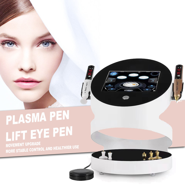 Portable 2 en 1 pour la paupière soulevant des fibroblastes ozone jet plasma stylo retirer la taupe