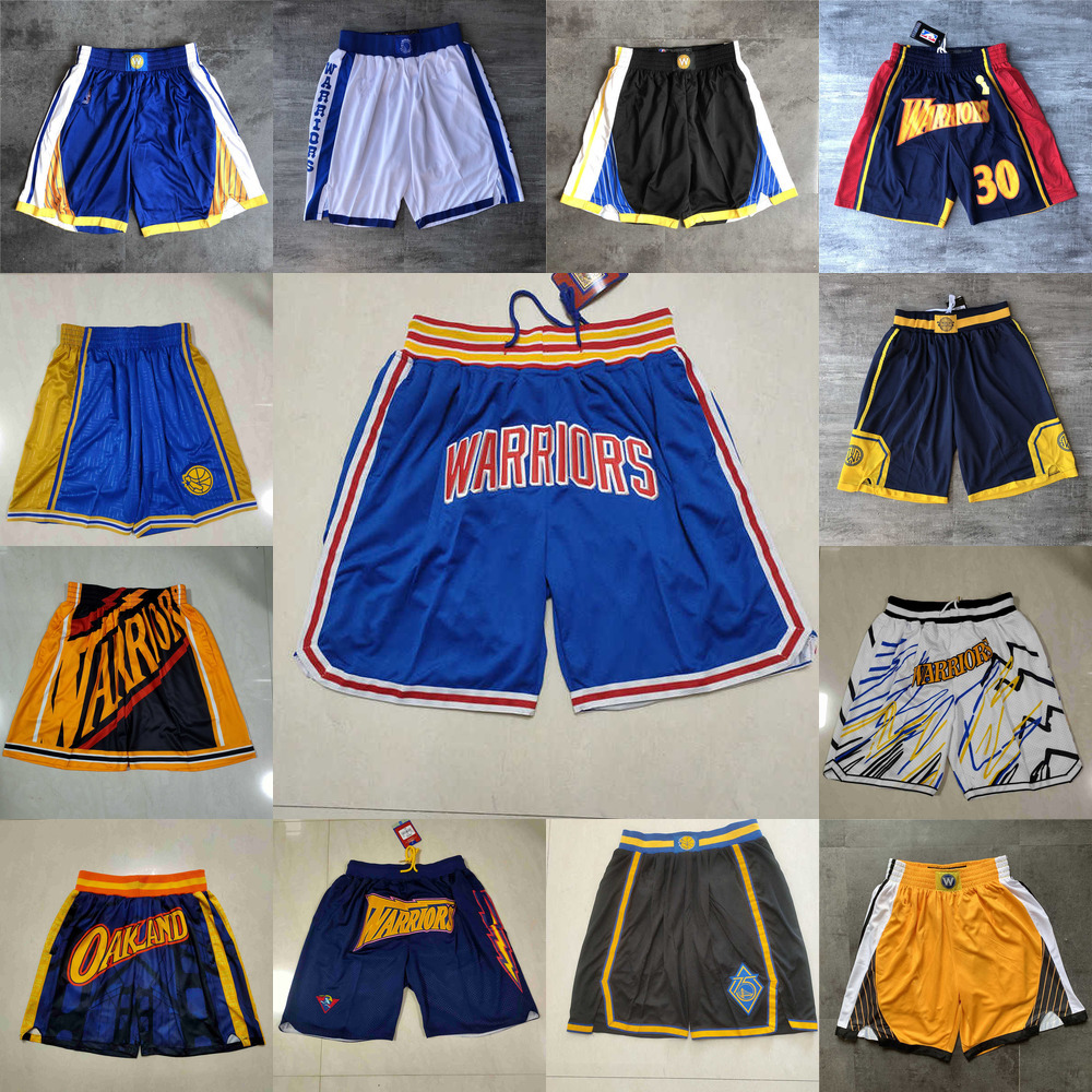 

Golden State''Warriors''men Throwback Basketball Shorts pocket, Color