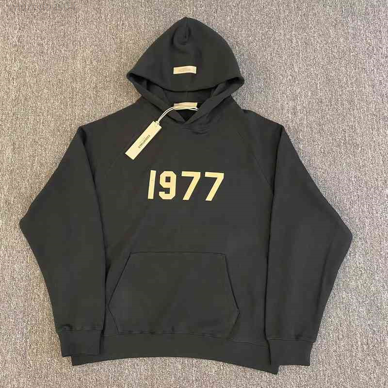 Hommes Hooded Fearofgod Fear Double Line Essentials Hoodie1977 Pull en toison numérique High Street pour et manteau de veste pour femmes