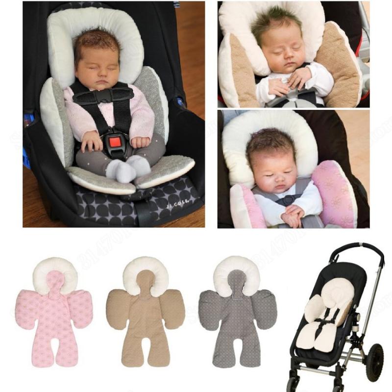 

Stroller Parts & Accessories Baby Cushion Portable Car Seat Chair Pad Extra Thick Soft Cotton Head & Body Support Pillow Born Kids