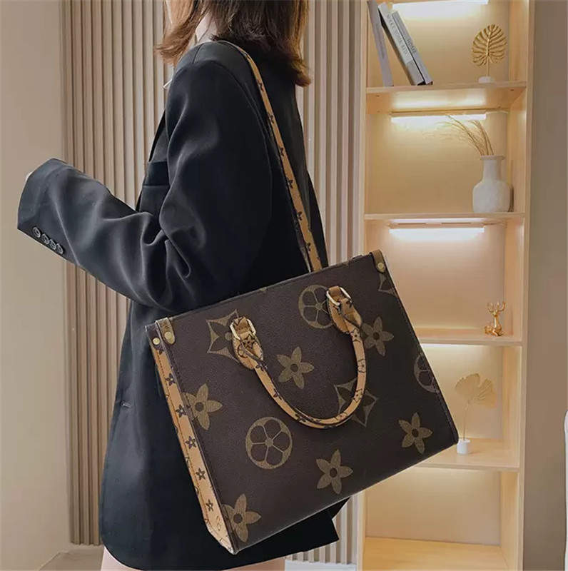 

Large Capacity Totes Fashion Femme Leather Designers Shoulder Bags Woman Handbag Handle Lady Shopping Bag Luxury designer bag H0269, 12