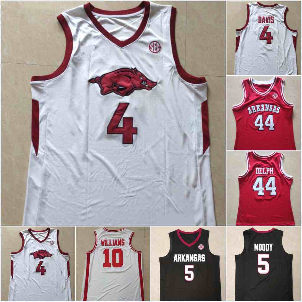 

ARK #10 Jaylin Williams College #1 JD Notae #5 Moses Moody #0 Stanley Umude #5 Au'Diese Toney #4 Davonte Davis #11 Chris Lykes #14 Jaxson Robinson #3 Trey Wade Jerseys, Black