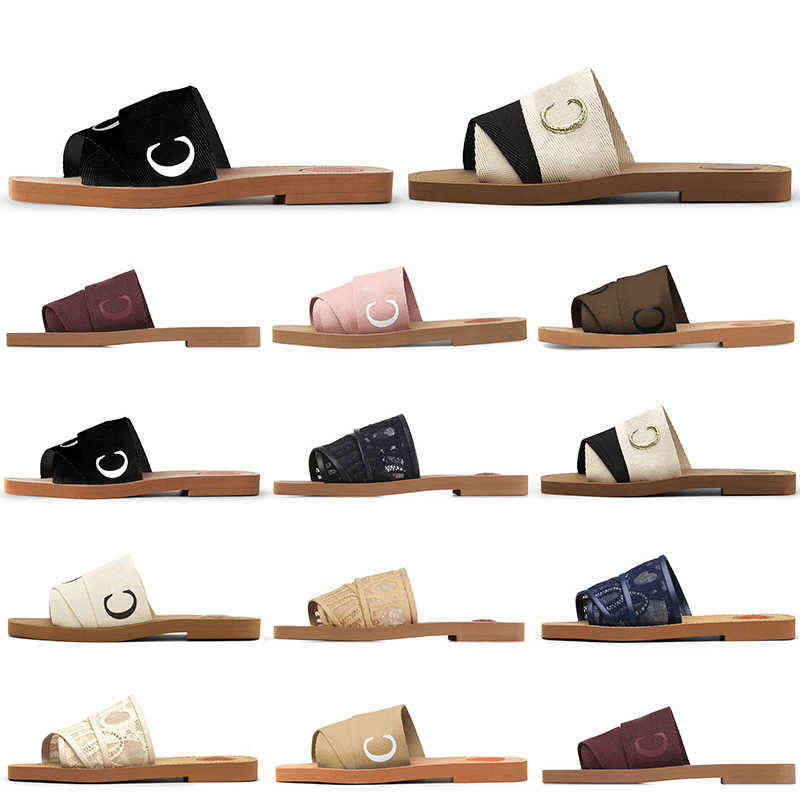 

Women Slides Shoes Woody Mules Flat Sandals Designer Sneakers Sliders White Black Sail Slippers Designers Outdoor Beach Slipper Womens Slide 3W0K, Leather - white