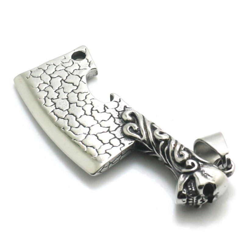 

Pendant Necklaces Men's 316L Stainless Steel Cool Skull Knife Vintage EstPendant