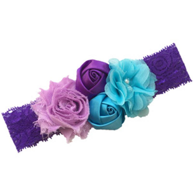 

Hair Accessories Lace Baby Headband Chic Born Flower Princess Girls Infant Toddler Headwear Bow Headdress AccessoriesHair