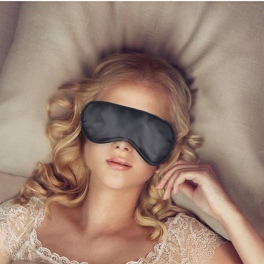

Sleep Eye Mask Shade Nap Cover Blindfold Masks for Sleeping Travel Soft Polyester Whole260u