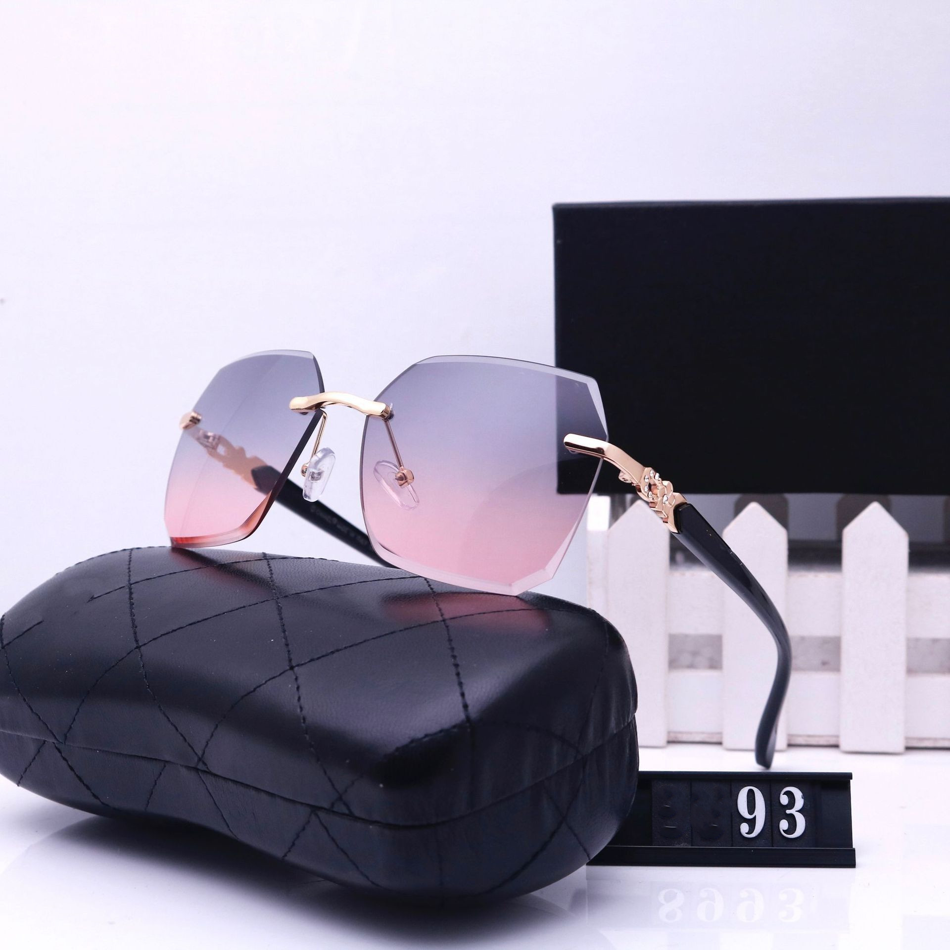 

Women's Summer Sunglasses with Round Face and Big Face 2022 New UV-proof Makeup Artifact Sunglasses Womens Fashion 89