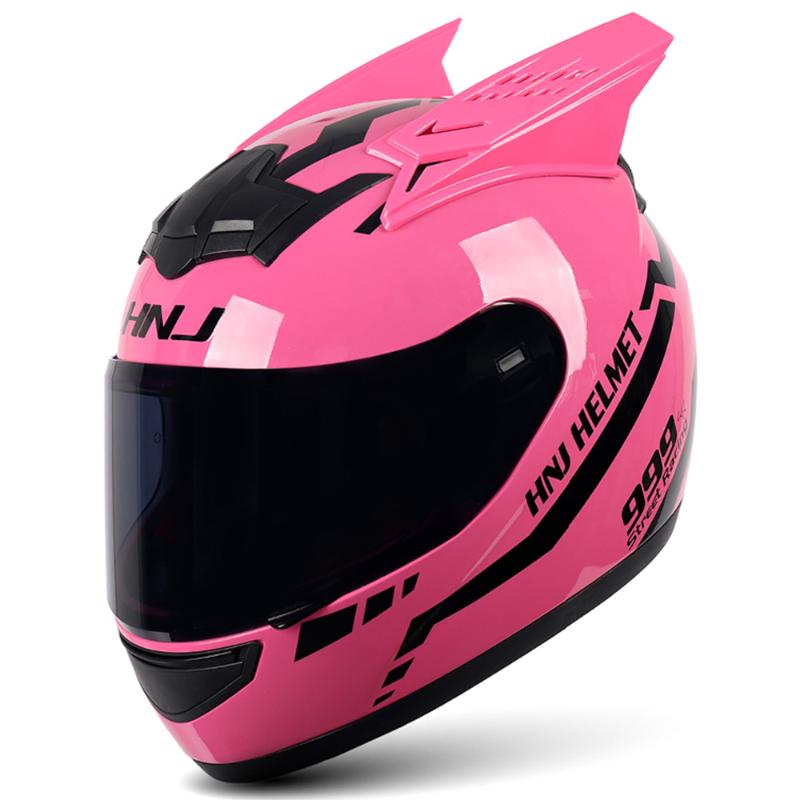 

Motorcycle Helmets Women Men Moto Helmet Ear Dirt Bike Personality Full Face Motorbike Motocross Pink, F939-01 colorful