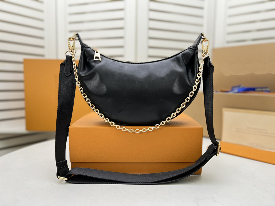 

2022 new designer luxury shoulder bag can be diagonally detachable shoulder strap multifunctional handbag 59799, Peach