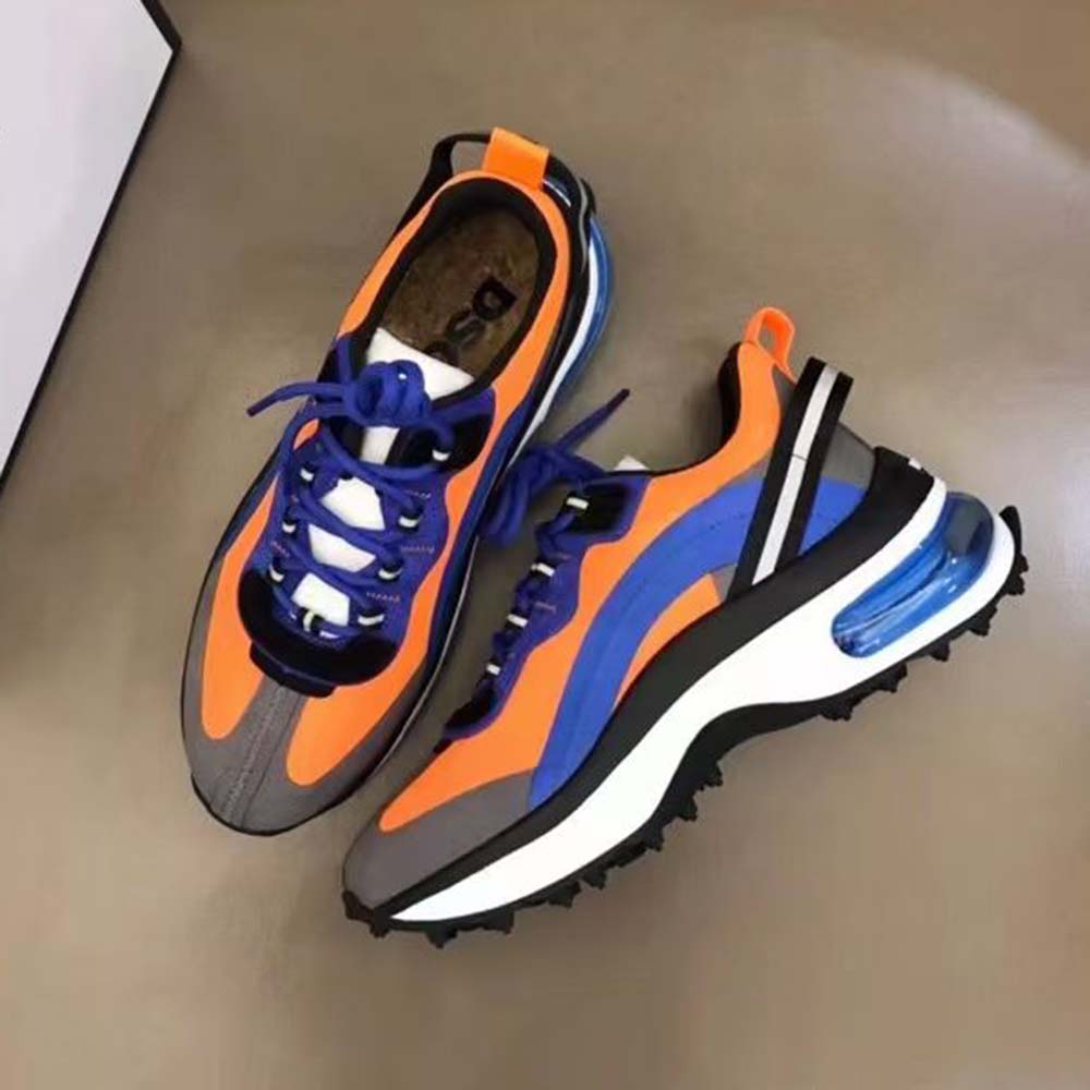 

high quality designer men D2 sneakers womens white mens shoes leather espadrilles flats platform oversized casual espadrille flat sole sneakers with box 36-46 we889