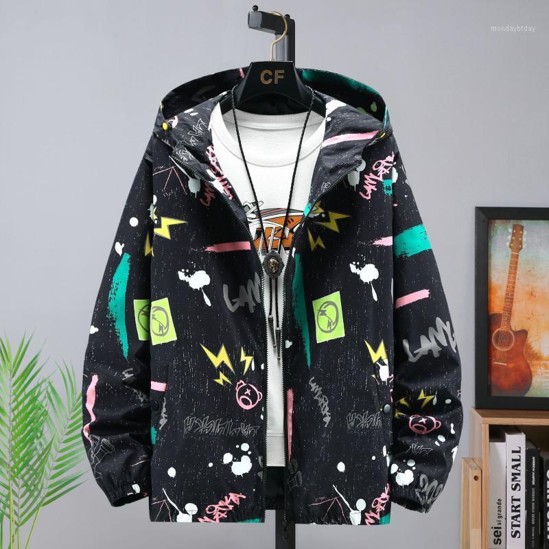 

Men's Jackets 2022 Men Jacket Casual Hooded Coat Male Streetwear Loose Fasion Trendy Large Size 3XL-10XL, Black