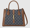 

Luxury design Letter Embossing handbag 649016 denim canvas real leather horsebit Shoulder bag Bamboo messenger bag Ophidia Vintage Padlock B