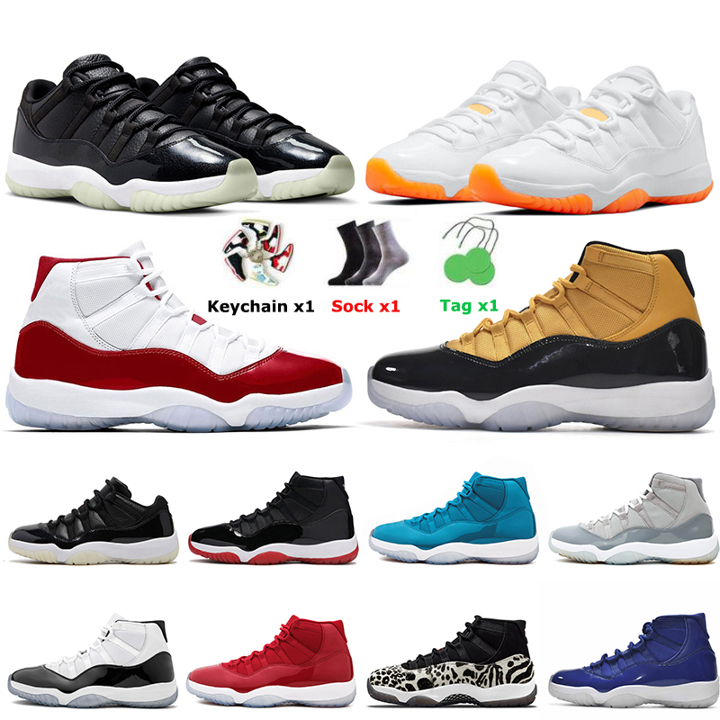 

2022 With Socks Jumpman 11 11s Basketball Shoes Mens Womens XI Designer Animal Instinct Cherry Cool Grey 11s High Sneakers Low Legend Blue Space Jam Concord Trainers, A1 high bred 2019 36-47