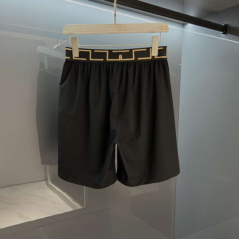 

Top Quality Designer Men Shorts Summer Beach Sports Greca Short Fashon Mens Shorts Breathable Sweat Wicking and Quick Drying szie M-3XL, Black