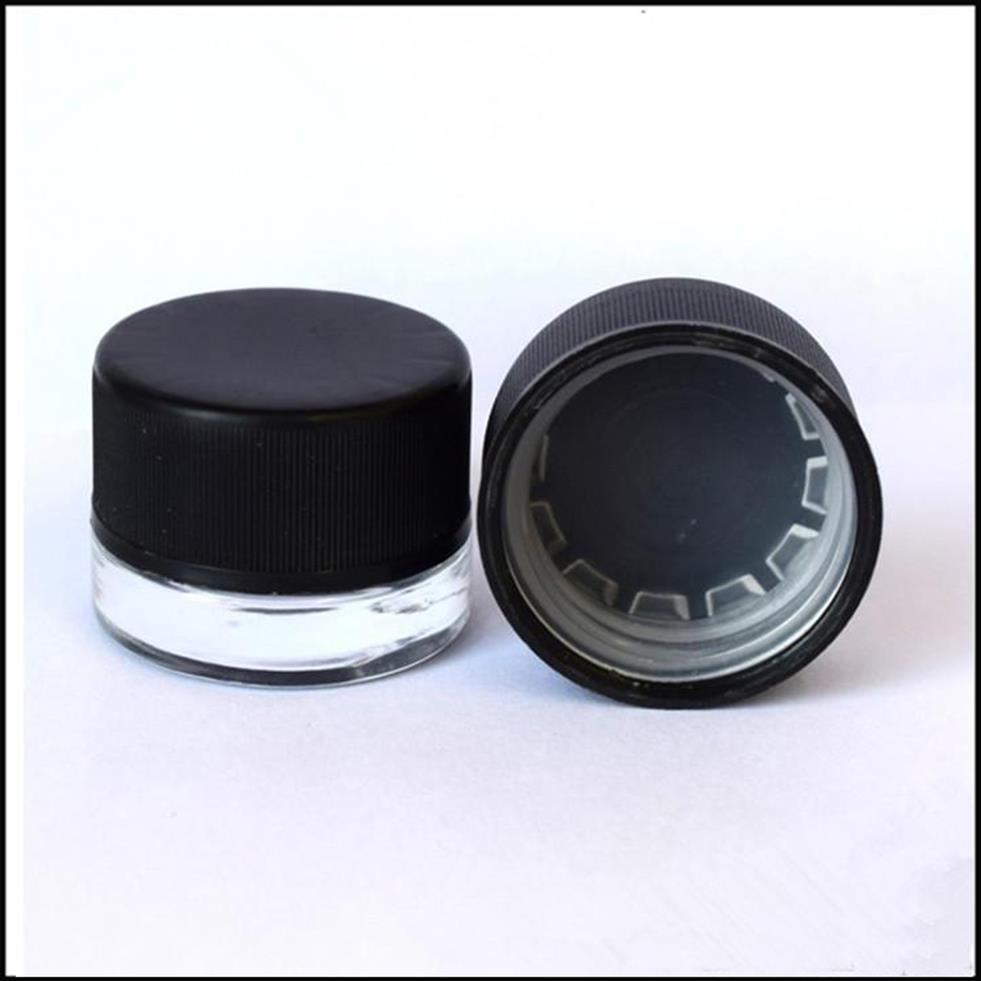 

Food Grade 5ml Dab Glass Jars Non-Stick Wax Container Child Proof Jars Dab Dry Herb Concentrate Container Bottle293O