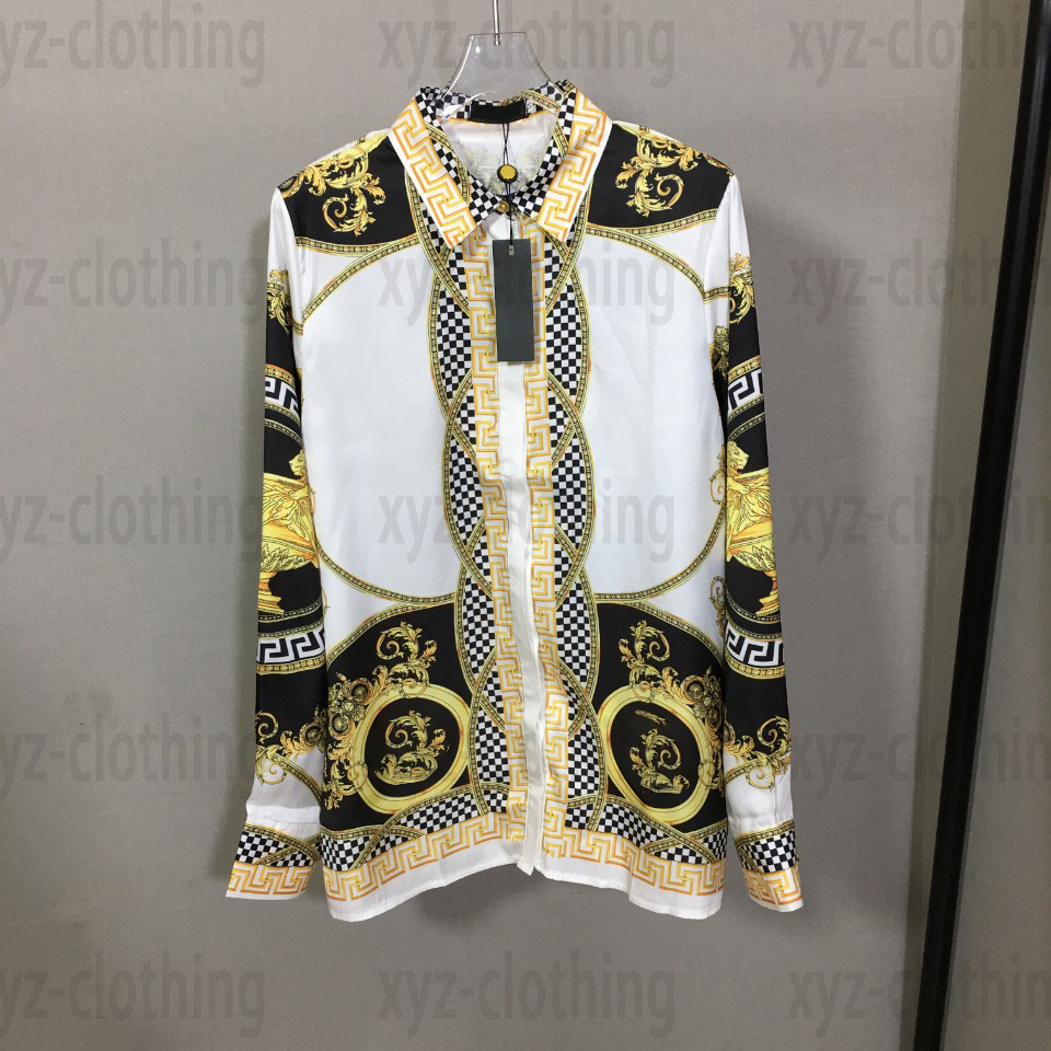 

2022 summer ladies blouses tops shirts brand women-blouses polo designer silk blouses for womens blouse women Medusa abstract letter print shirt long-sleeved top, Pink