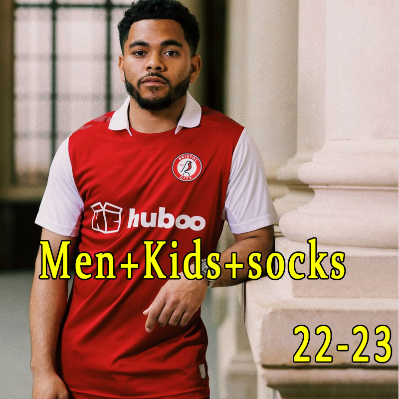 

22 23 Bristol City soccer jerseys FC 2022 2023 The Robins PATERSON WELLS WEIMANN camisetas de futbol football shirts Uniforms adult men kids kits full set socks, Home+patch