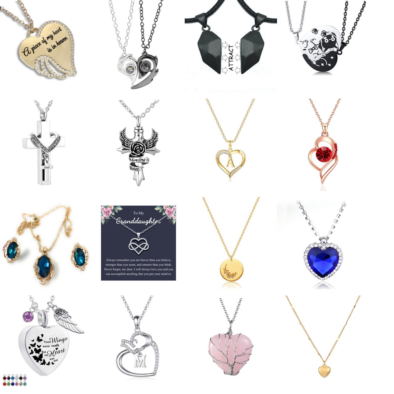 

Pendant Necklaces God Has You In His Arms With Angel Wing Charm Cremation Ashes Jewelry Keepsake Memorial Urn Necklace Birthstone Cry amOar