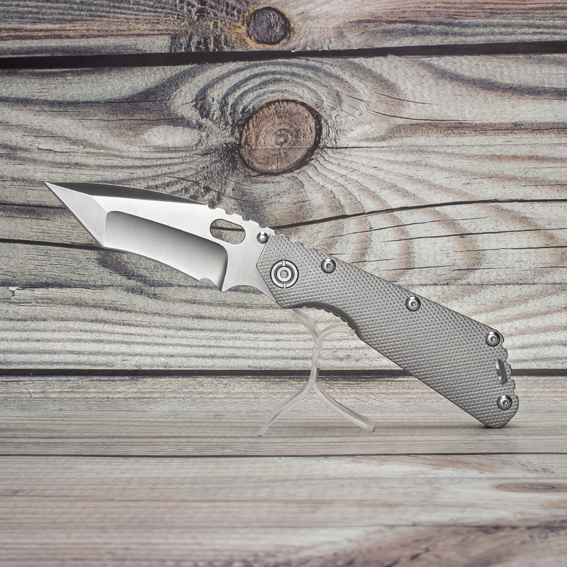 

EVIL EYES Custom Folding Knife SMF #16 Practical Titanium Handle High Hardness Tanto M390 Blade Strong Outdoor Equipment Tactical Tools Camping EDC Hunting Knives