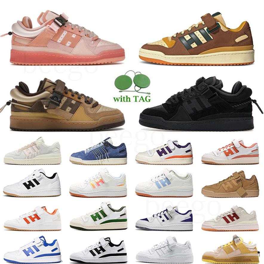 

2022 Bad Bunny Forum Buckle Low Women Mens Sports Shoes Forums 84 Low Cafe Brown Pink Easter Egg Back White Grey OG Bright Blue Wh174a, I need look other product