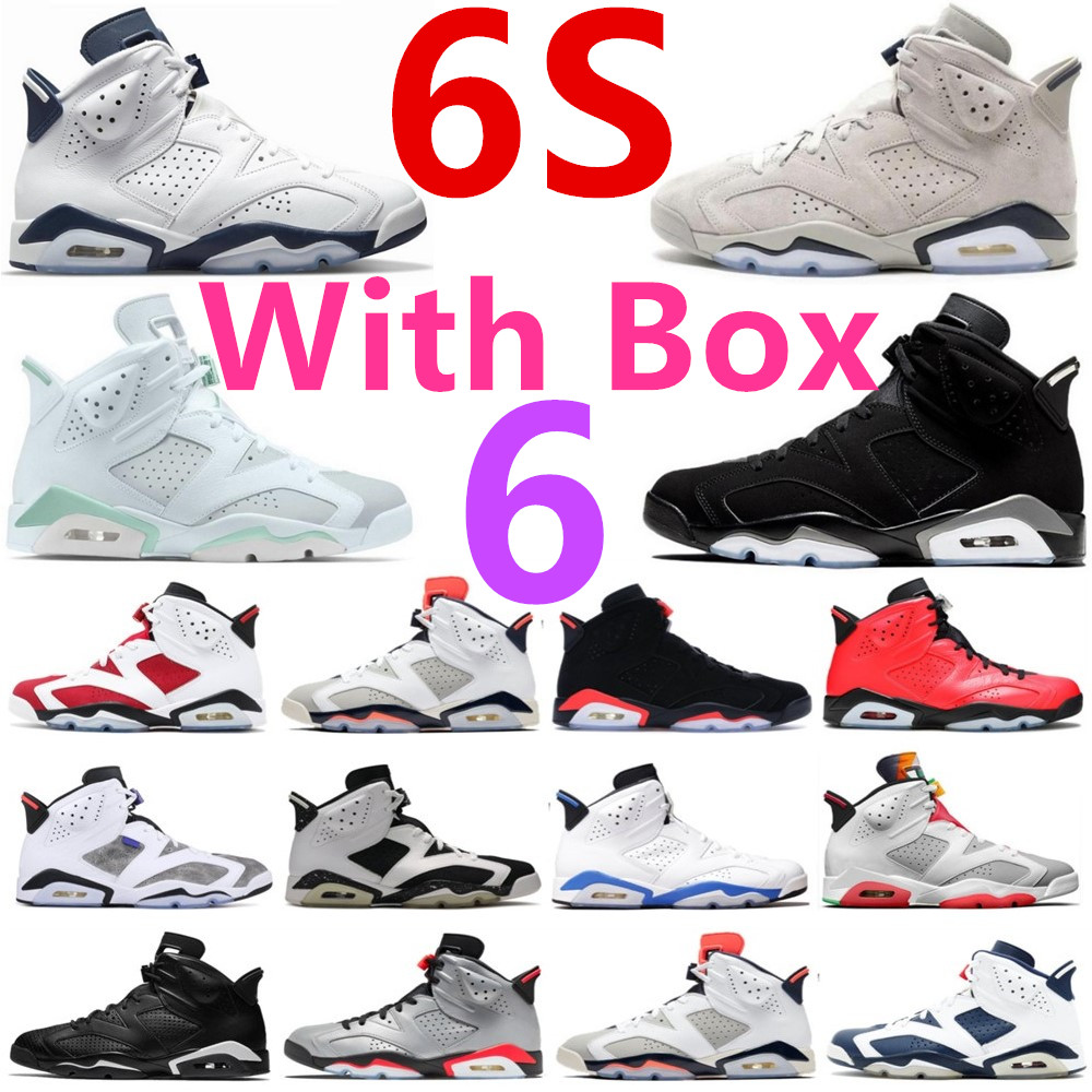 

Metallic Silver 6 Georgetown Basketball Shoes Jumpman 6S Mint Foam Citron Tint Midnight Navy Carmine Designer Sneakers Mens Singles Day Black Cat With Box Big Size 13, 6s hare