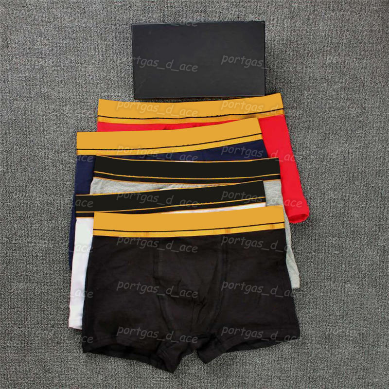 

Luxury Mens Underpants Breathable Comfortable Cotton Boxers for Men Sexy Male Briefs Underwear Designer Man Boxer Shorts, Black