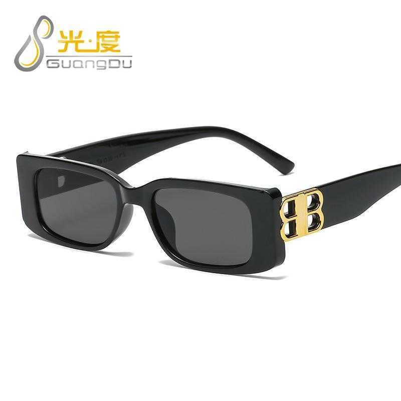 

Sunglasses Fashion Small Rectangle Bb Women Men 2022 Brand Design Ladies Skinny Outdoor Shopping Shade Retro